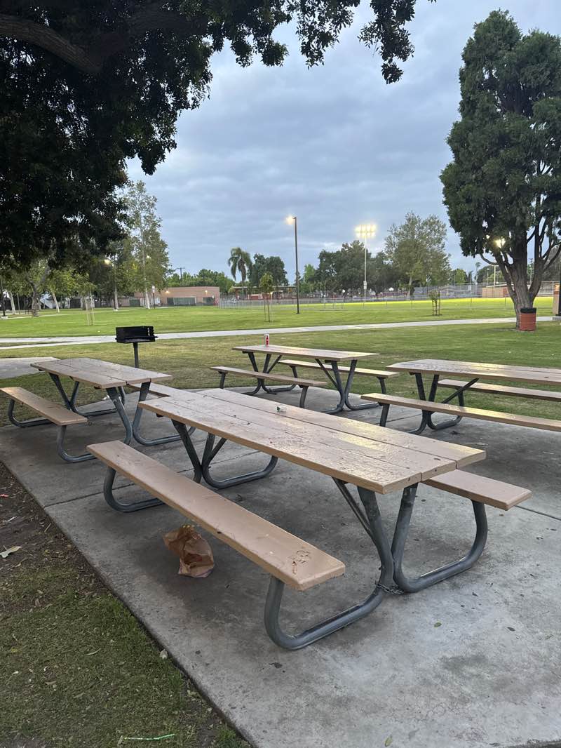 walking near me in Bell Gardens Park in spring