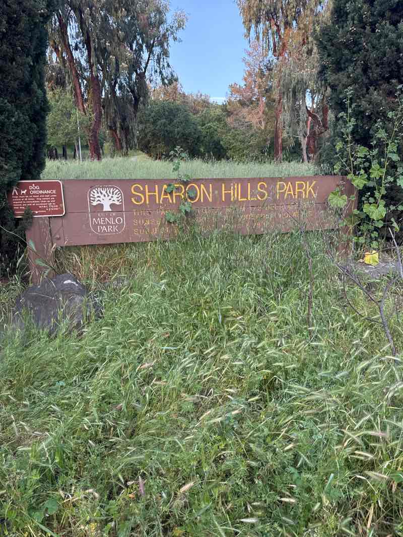 walking near me in Sharon Hills Park in spring