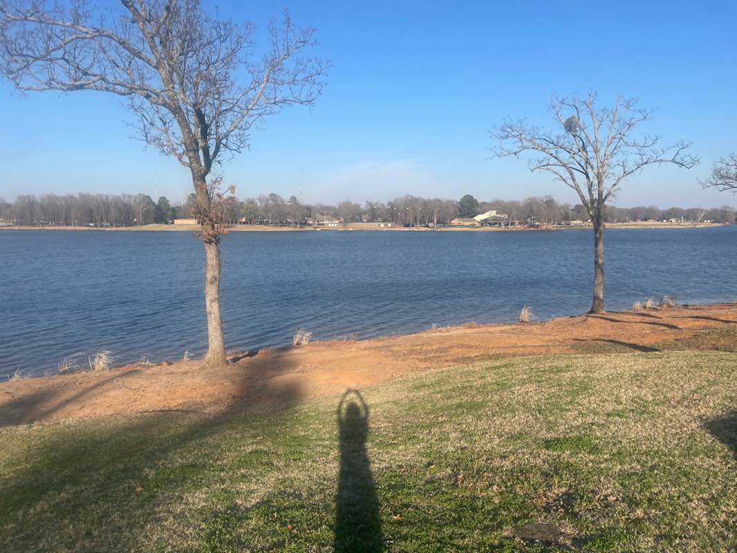 walking near me in Town Lake Park in winter