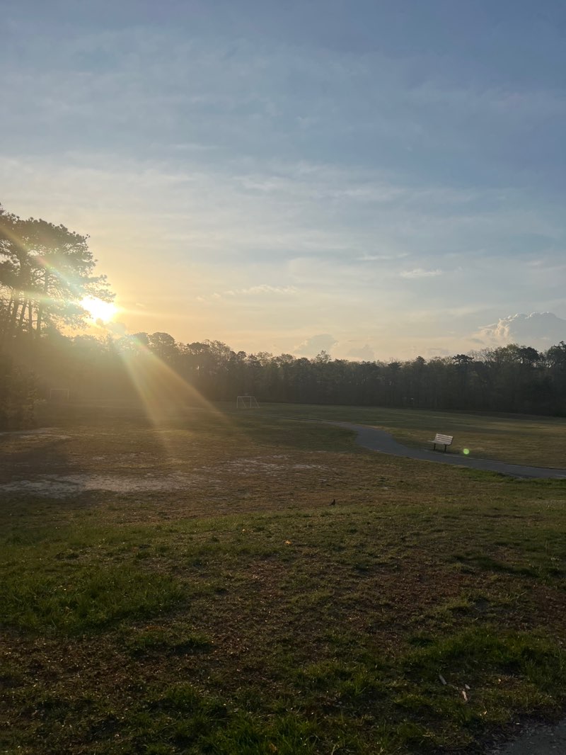 walking near me in Lighthouse Park in spring