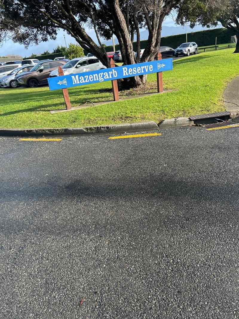 walking near me in Mazengarb Reserve in winter
