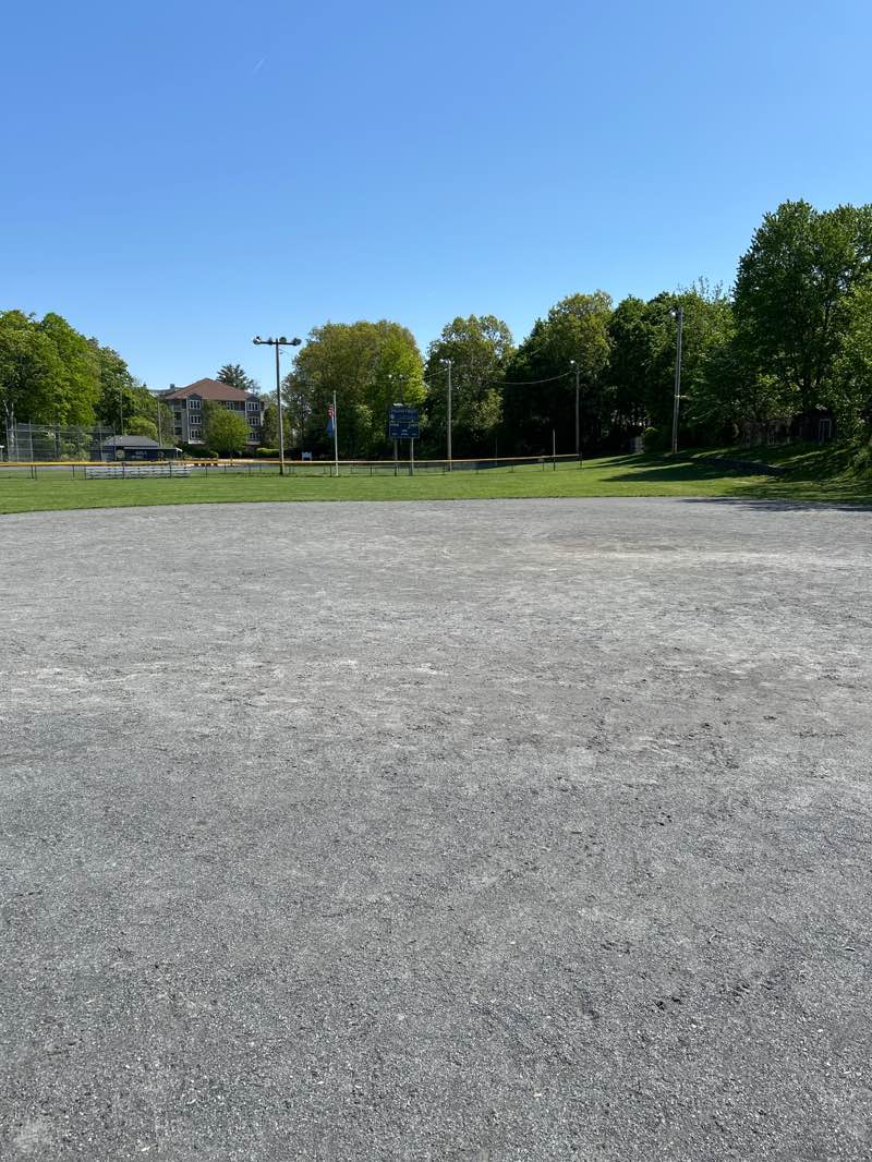 walking near me in Theron Metcalf Field in spring