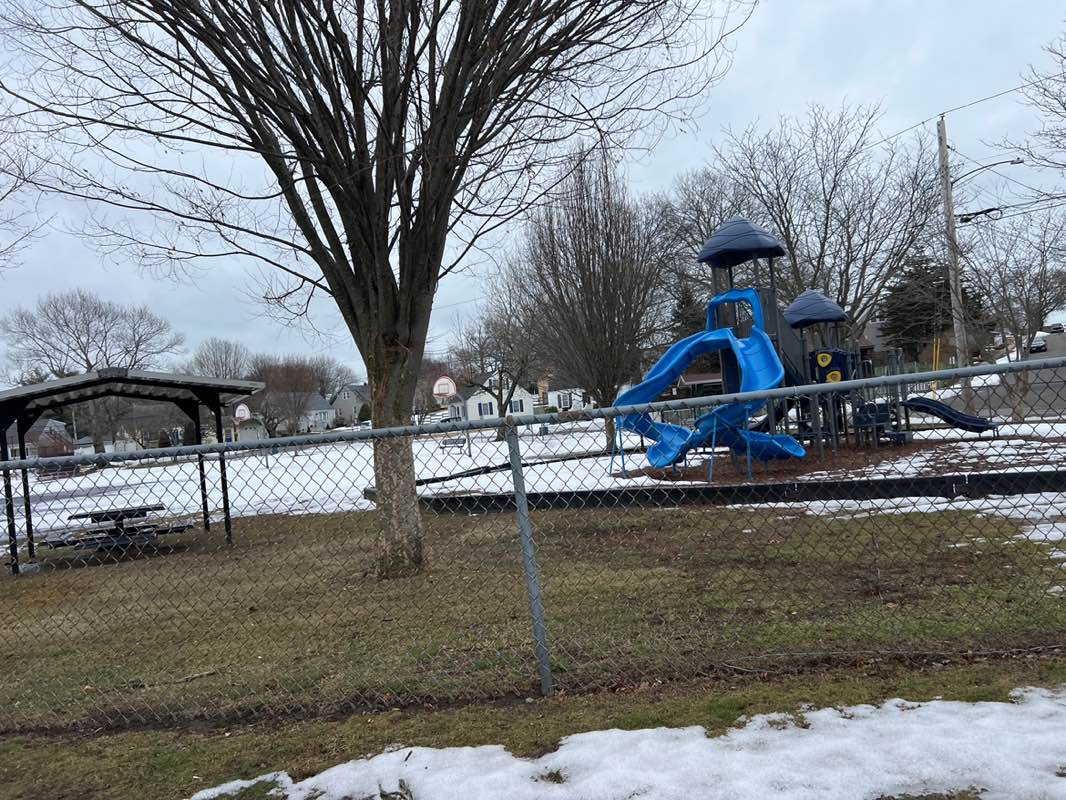 walking near me in Grove Circle Neighborhood Park in spring