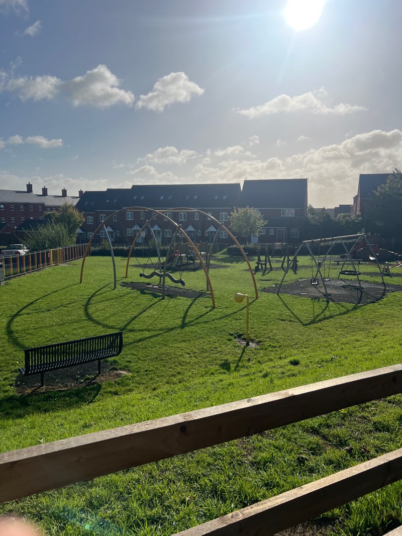 walking near me in St Crispin Park in autumn