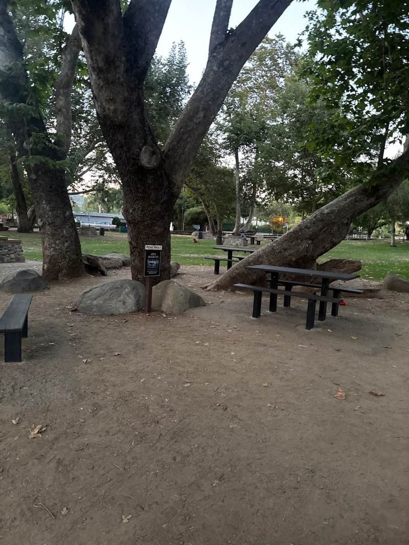 walking near me in Old Poway Park in autumn