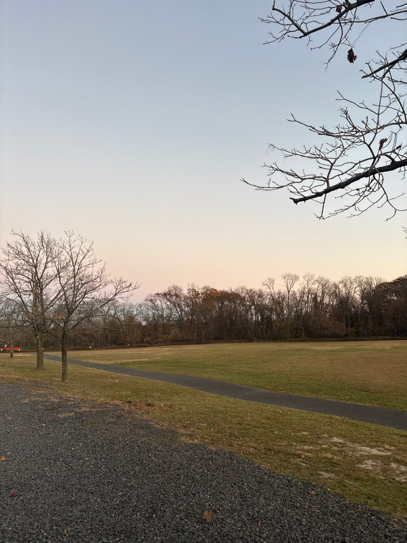 walking near me in Leocadia Park in autumn