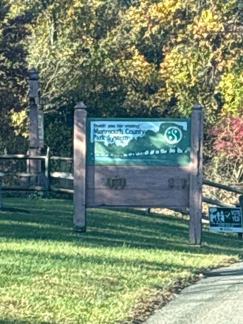 walking near me in Huber Woods Park in autumn