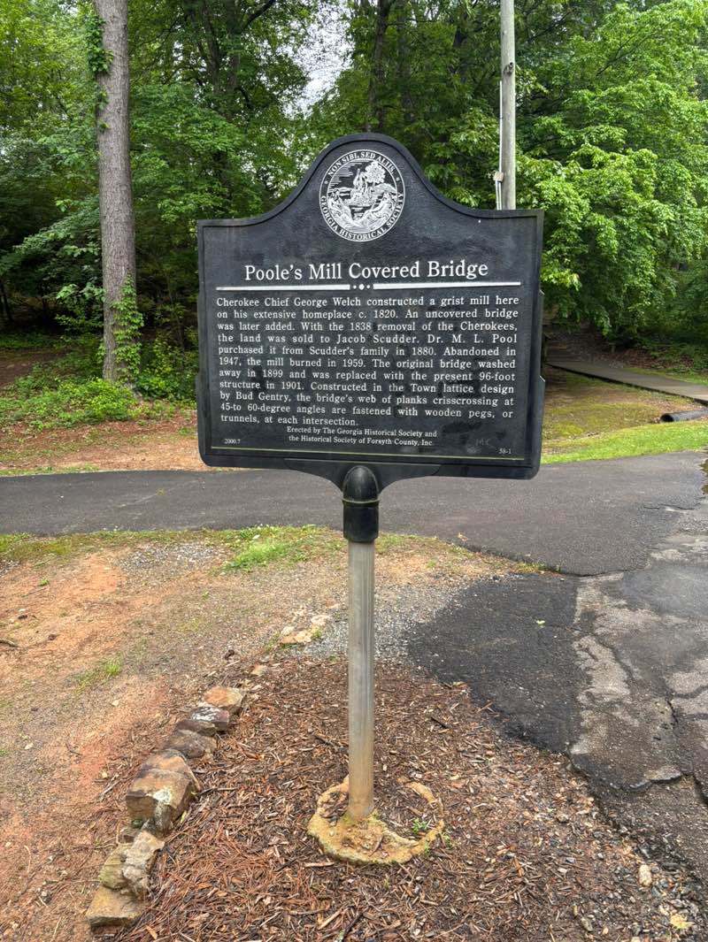 walking near me in Poole's Mill Park in spring