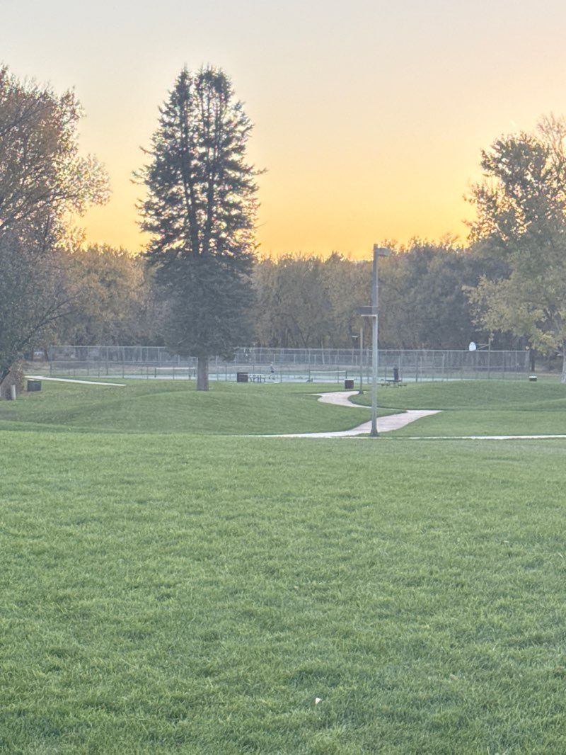 walking near me in Widefield Park and Disc Golf Course in autumn