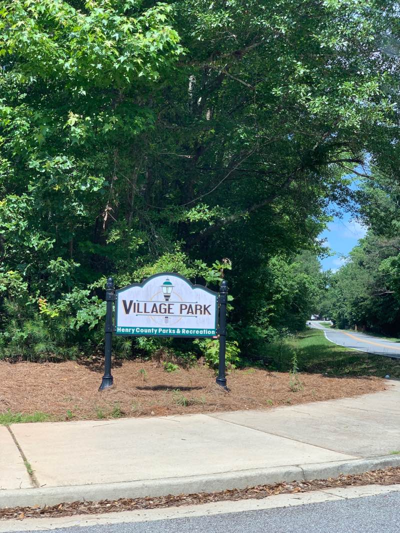 walking near me in Village Park in summer