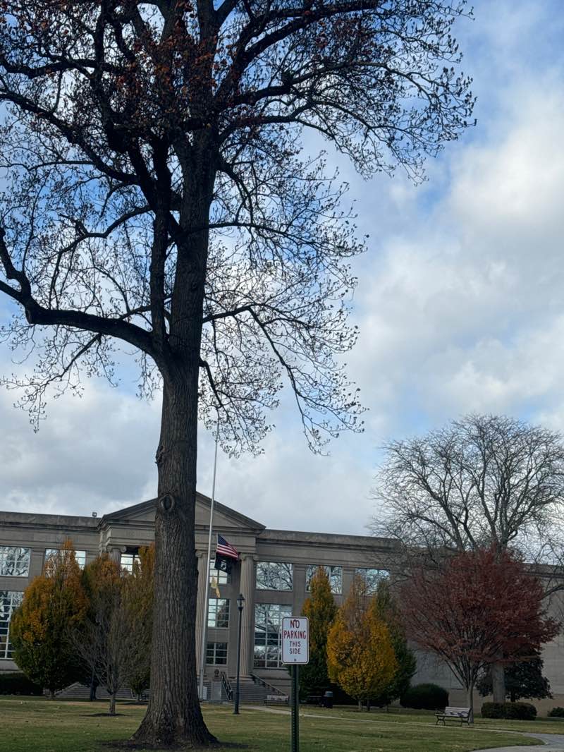 walking near me in Monmouth Battle Monument Park in autumn