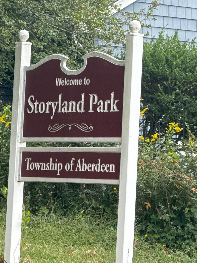 walking near me in Storyland Park in autumn