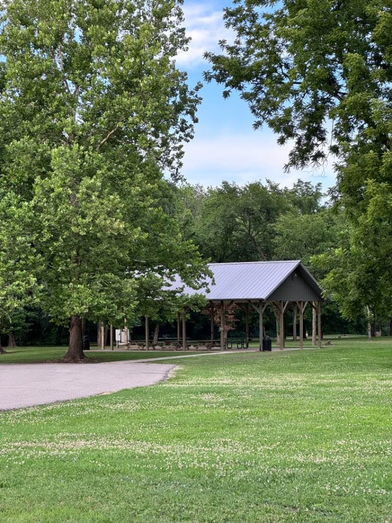 walking near me in Marmaton Park in summer