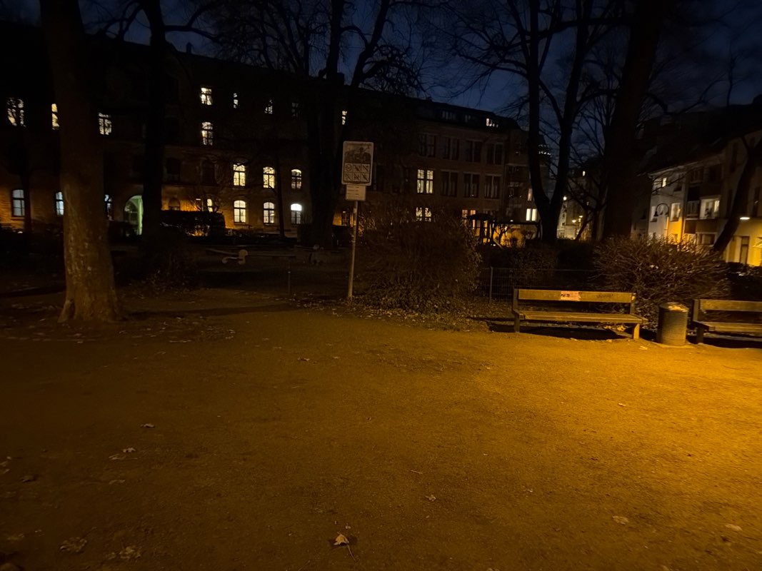 walking near me in Von-Stein-Park in winter