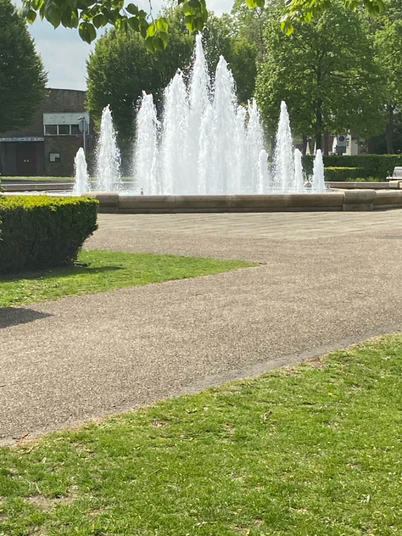 walking near me in Broadway Gardens in spring