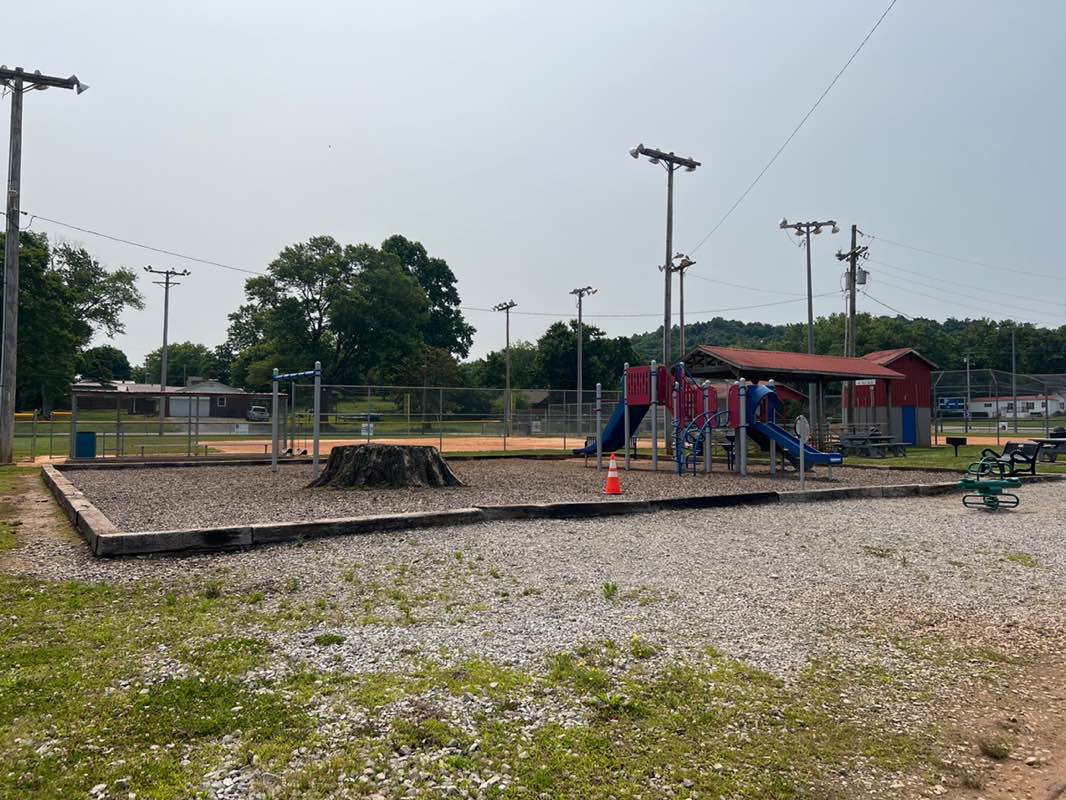 walking near me in Livingston City Ballpark in summer