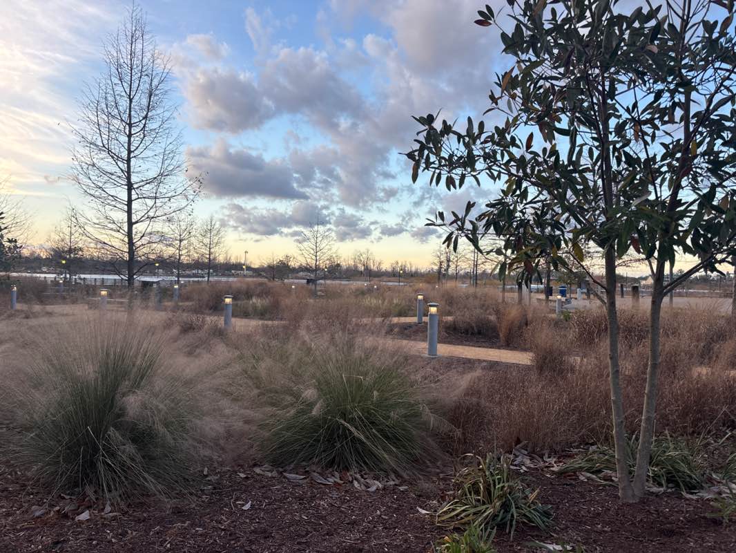 walking near me in Riverfront Park in winter