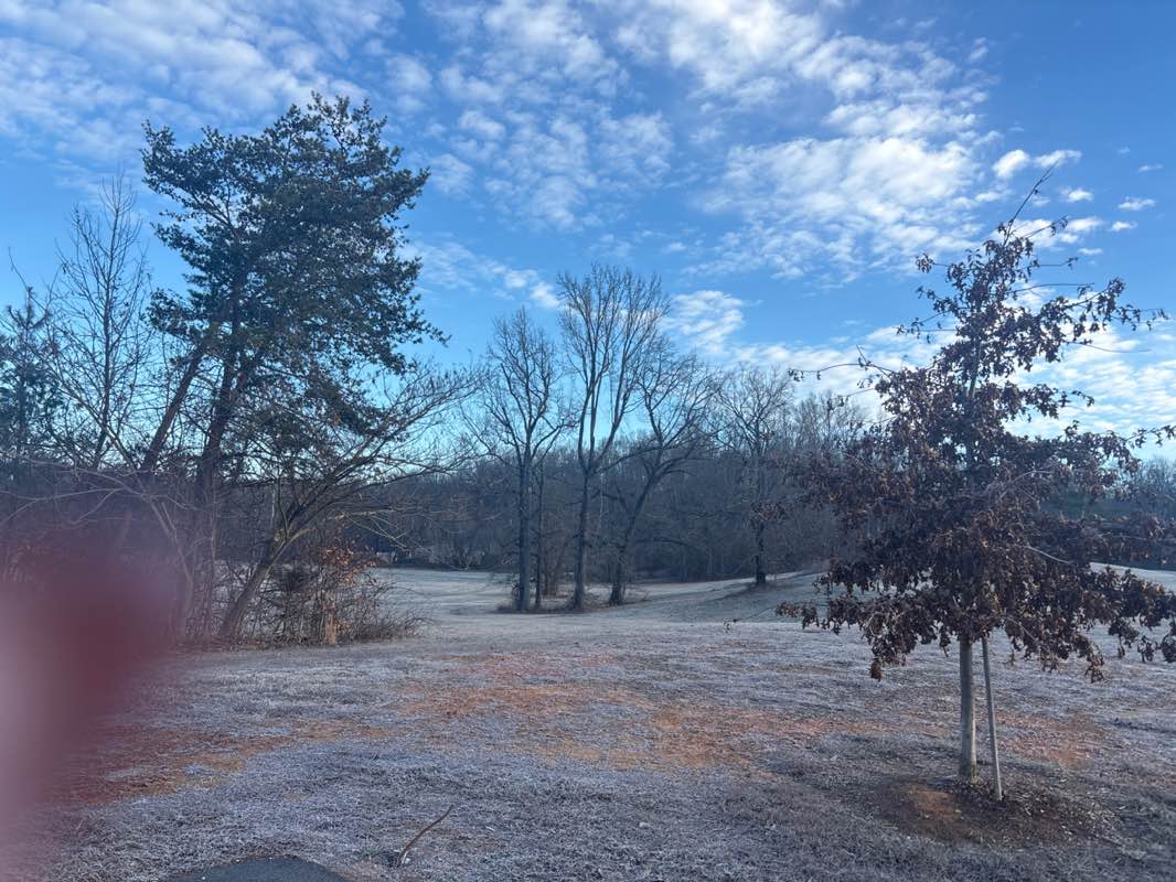 walking near me in Long Creek Park in winter