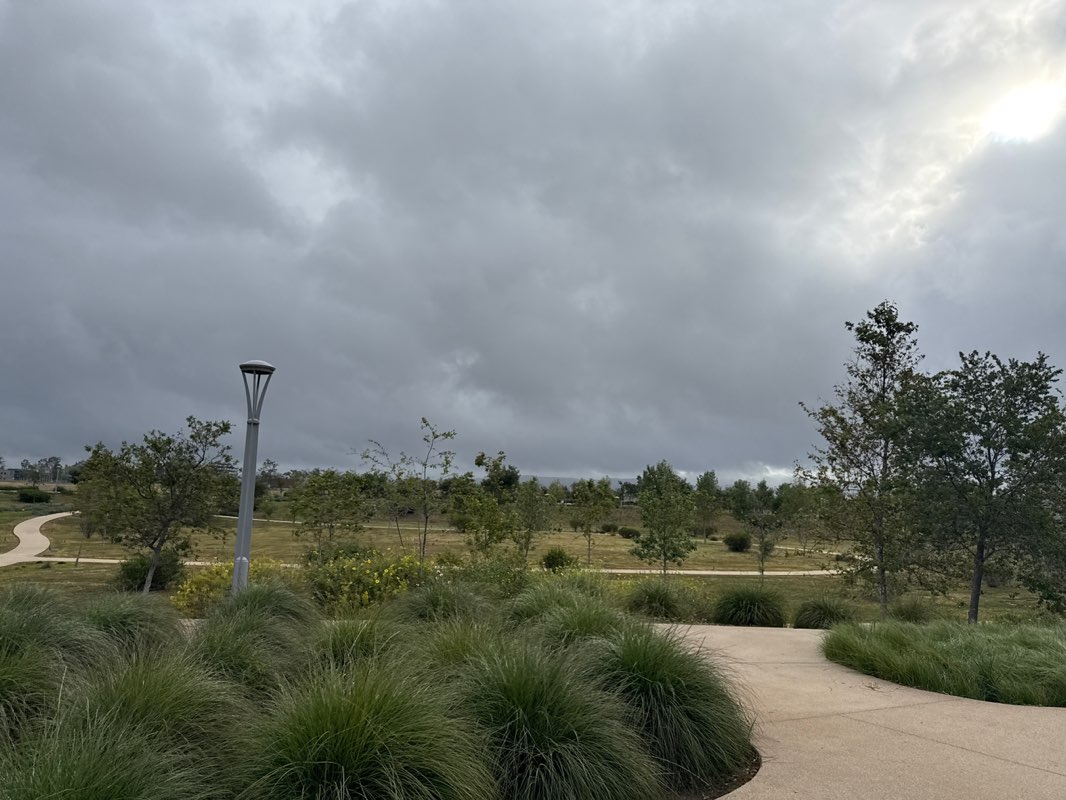 walking near me in Tustin Legacy Park in spring