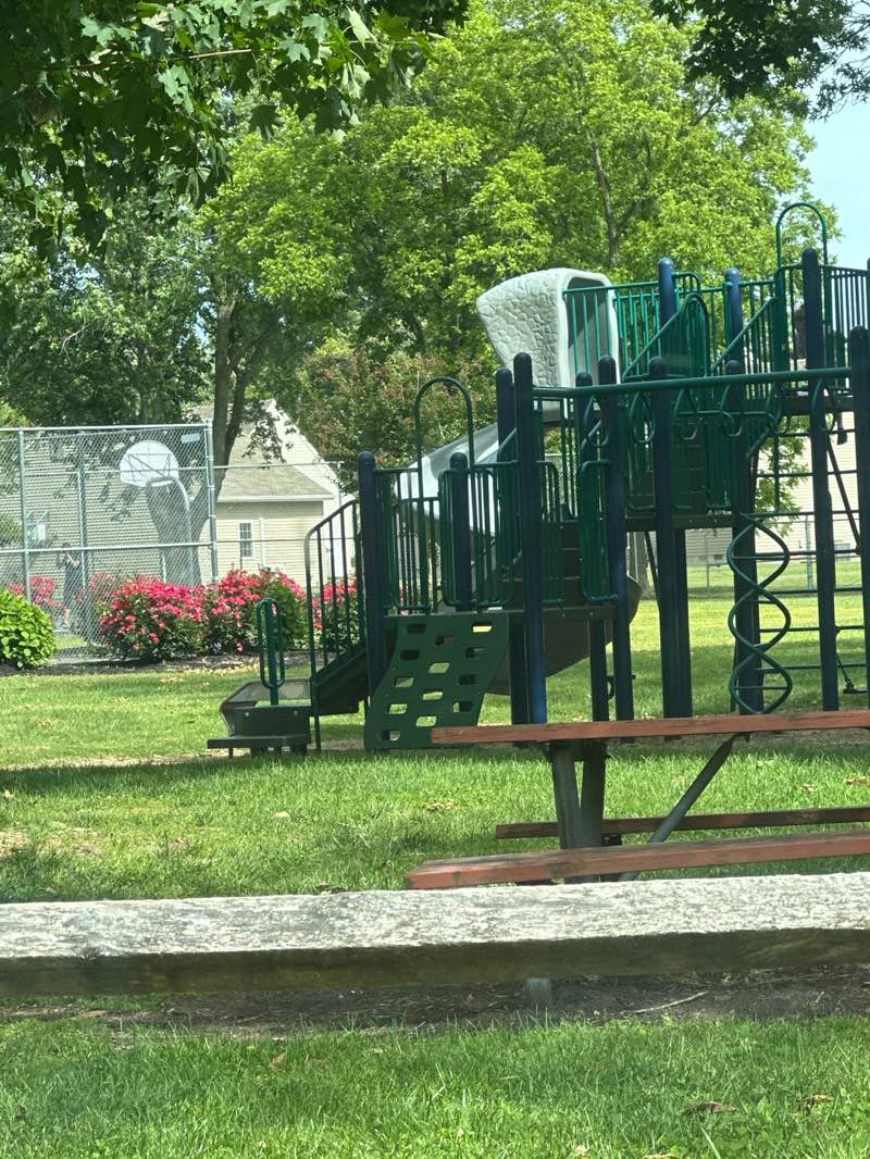 walking near me in Centennial Village Playground in spring