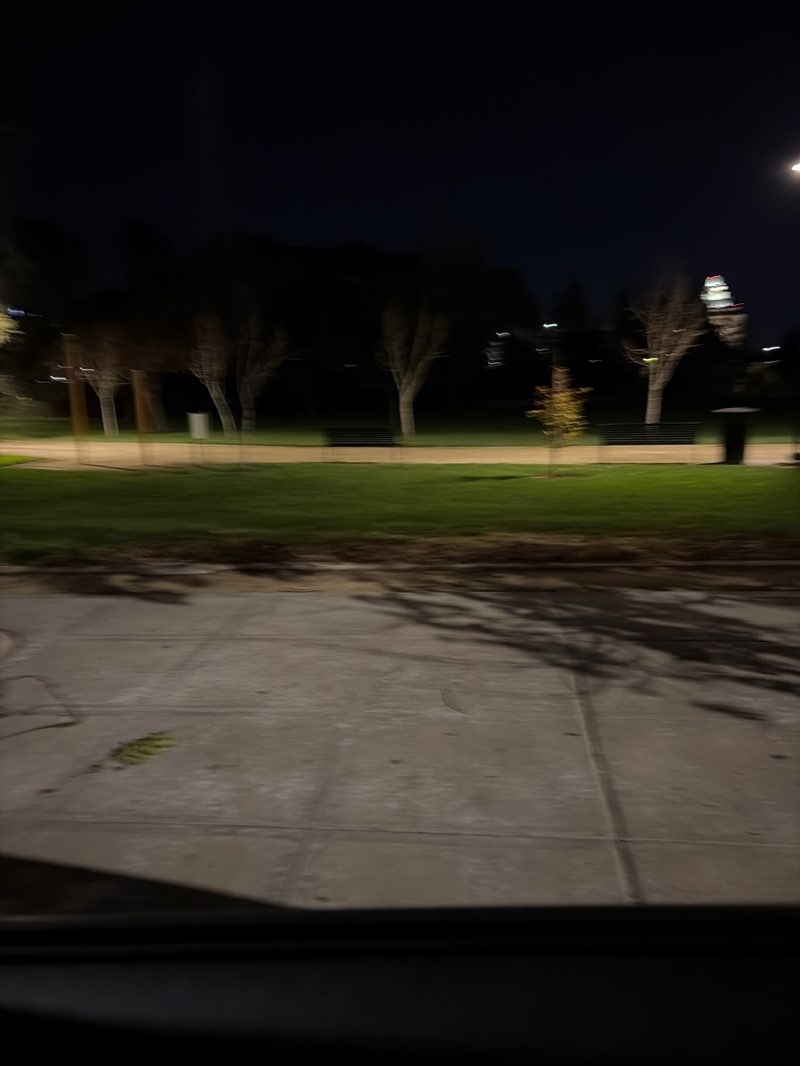 walking near me in Johnny Carson Park in winter