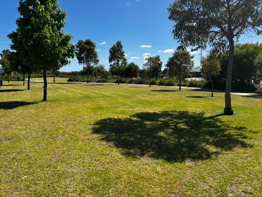 walking near me in Wenlock Park in spring