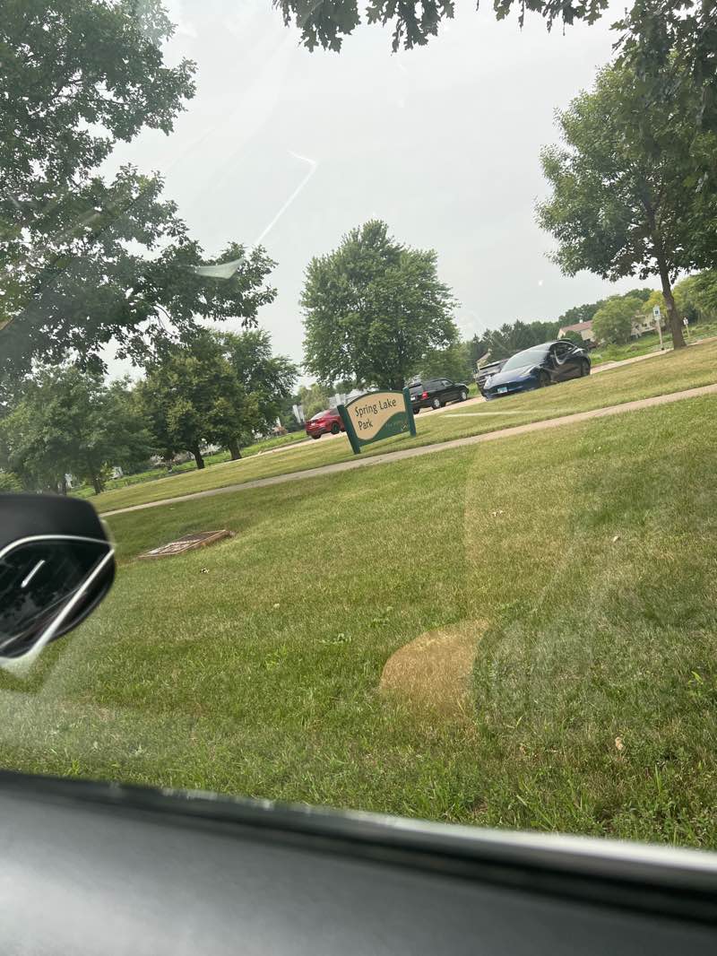 walking near me in Spring Lake Park in summer