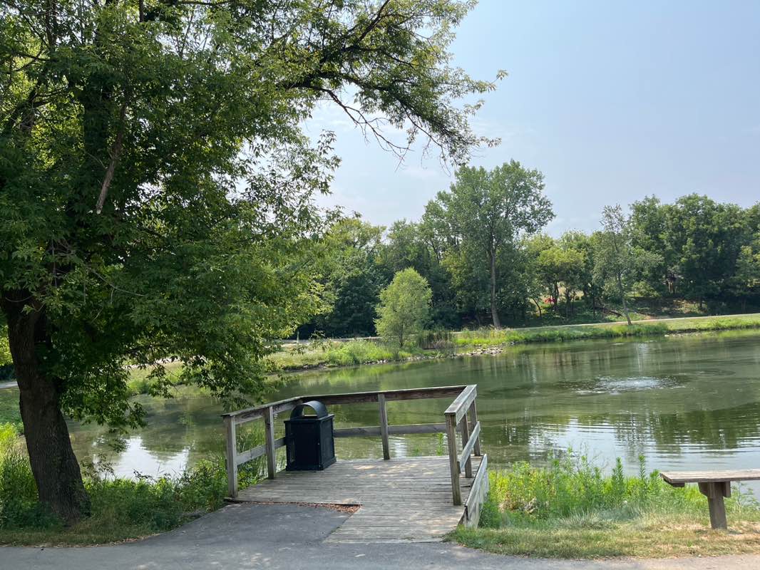 walking near me in Althouse Park in summer