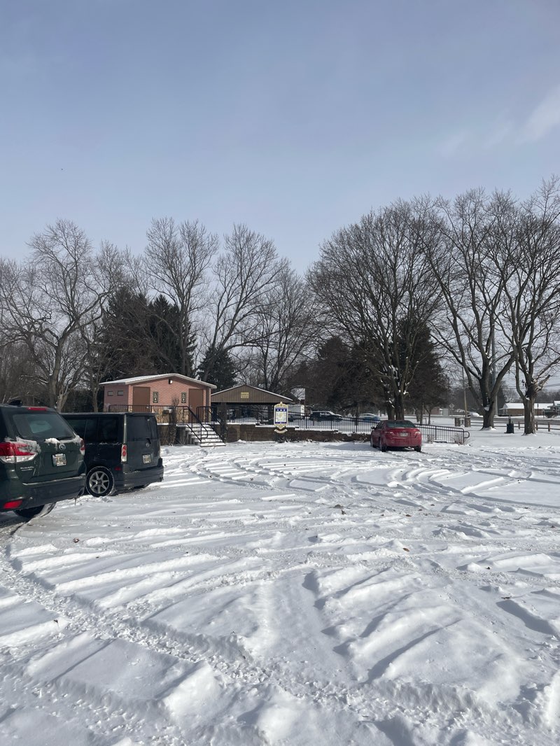 walking near me in Martindale Park in winter