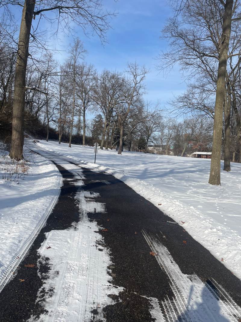 walking near me in Stadium Park in winter