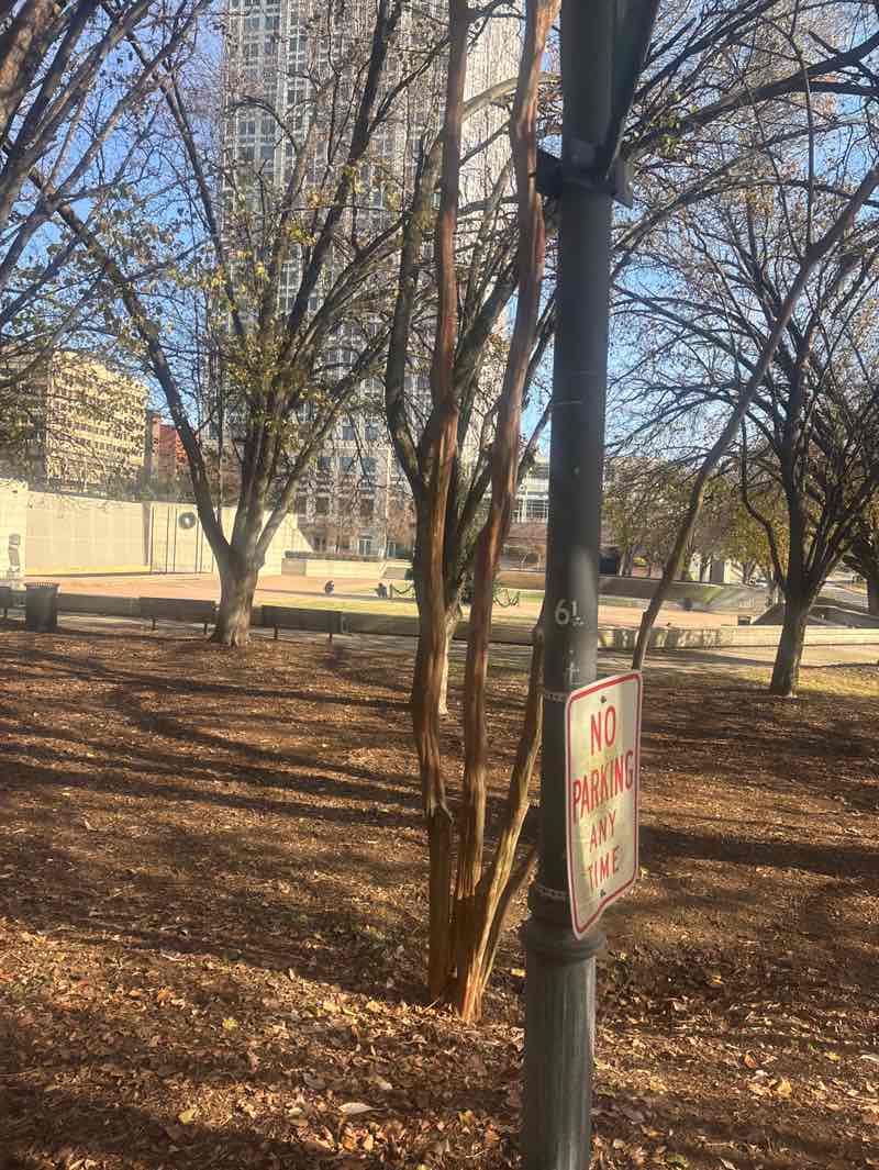 walking near me in Corpening Plaza in winter