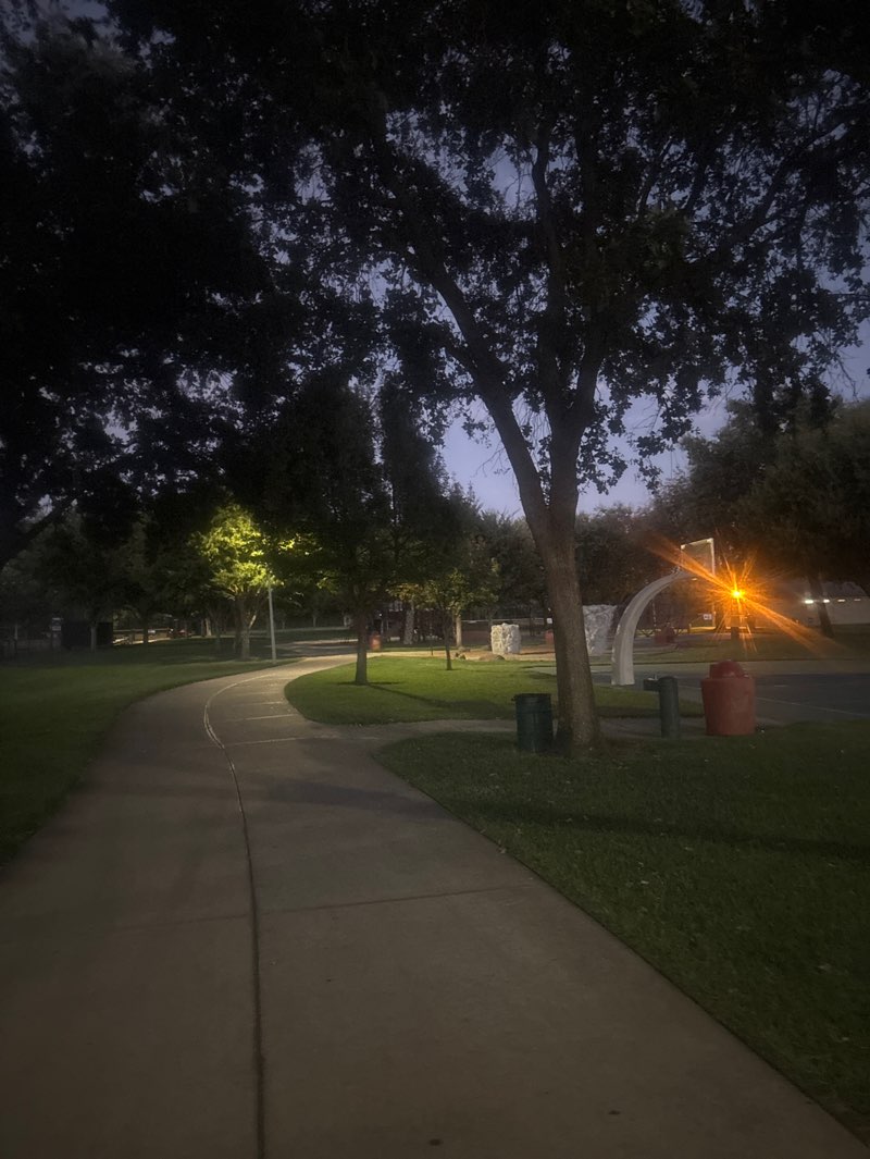 walking near me in Jan Rau Park in autumn