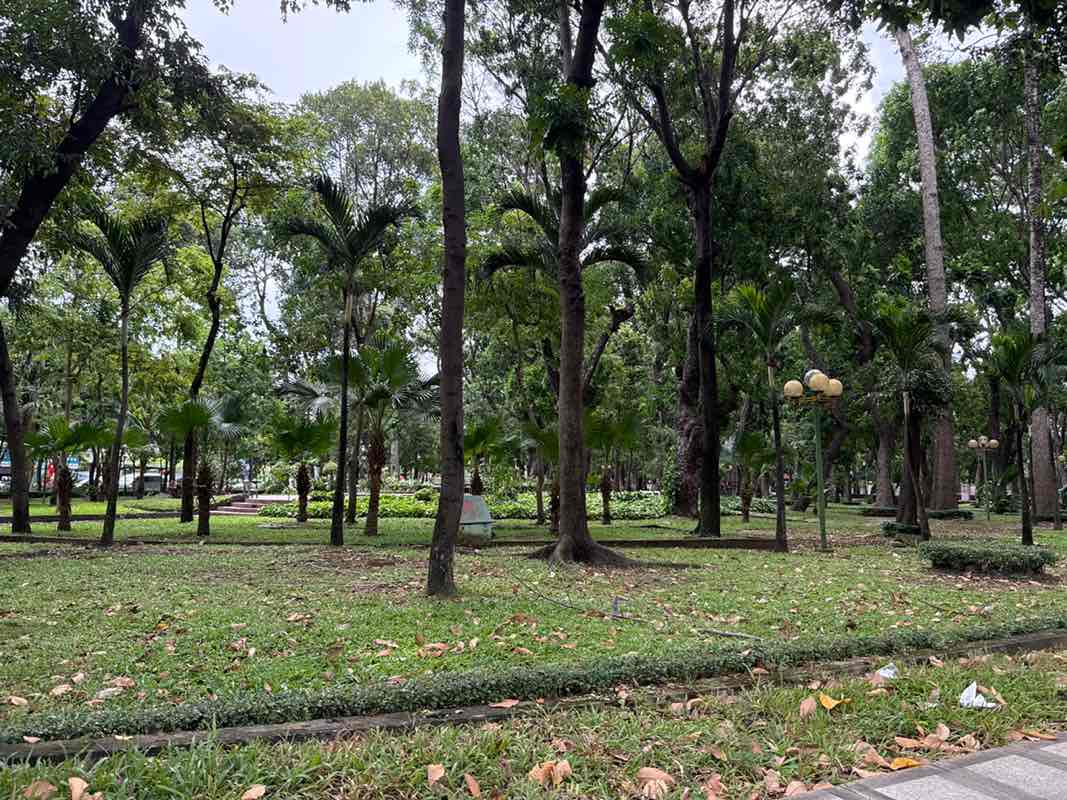 walking near me in Công Viên Hoàng Văn Thụ in summer