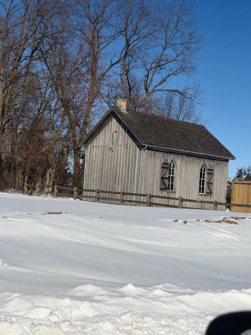 walking near me in Uncle Tom's Cabin Historic Site in winter