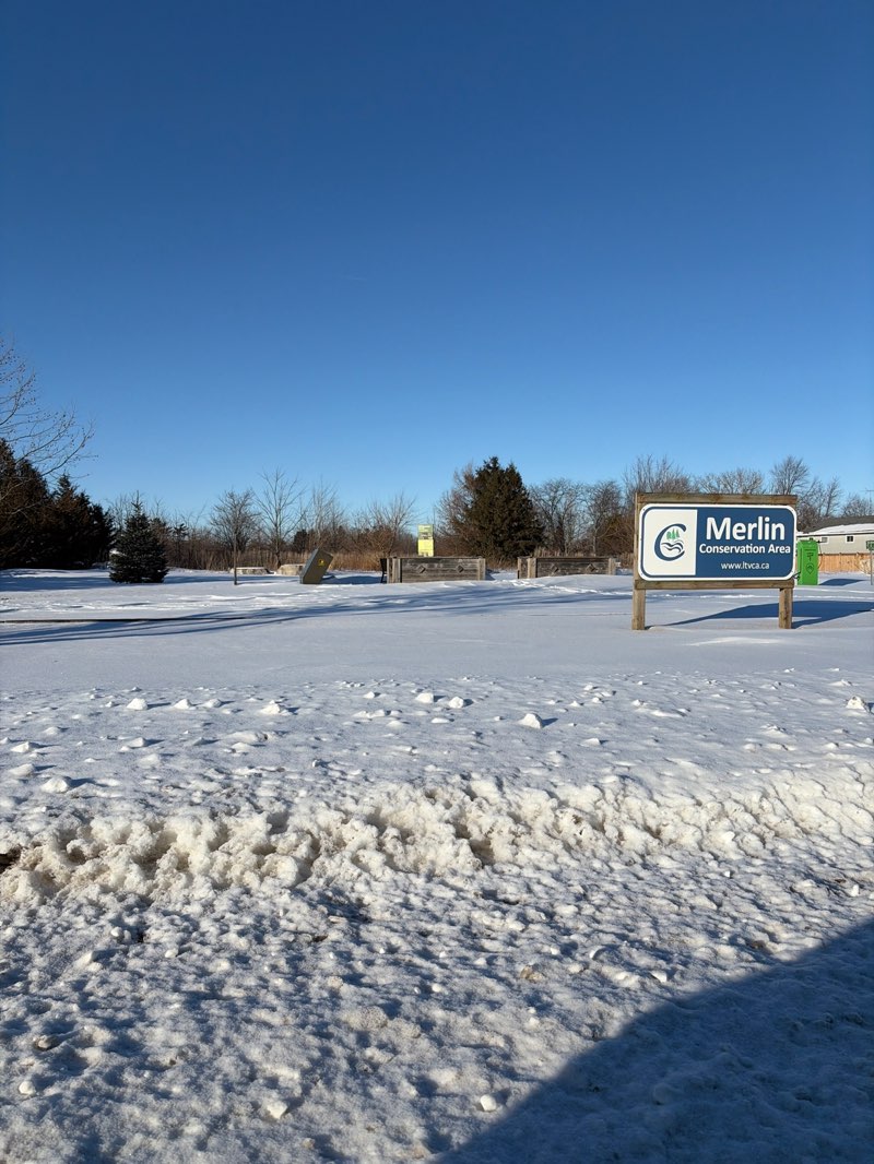 walking near me in Merlin Conservation Area in winter