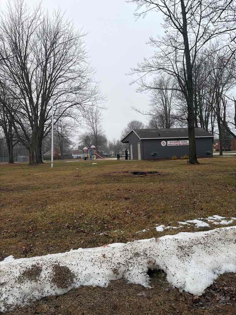 walking near me in Kinsmen Pee Wee Park in winter