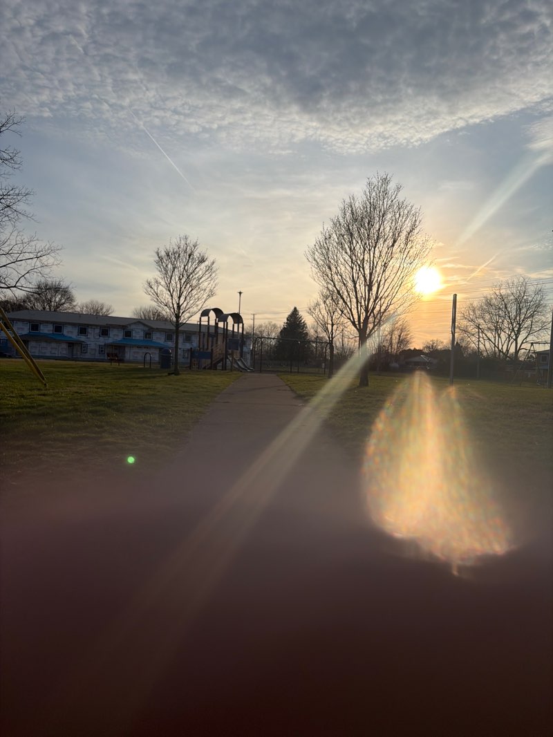 walking near me in Jayette Park in spring