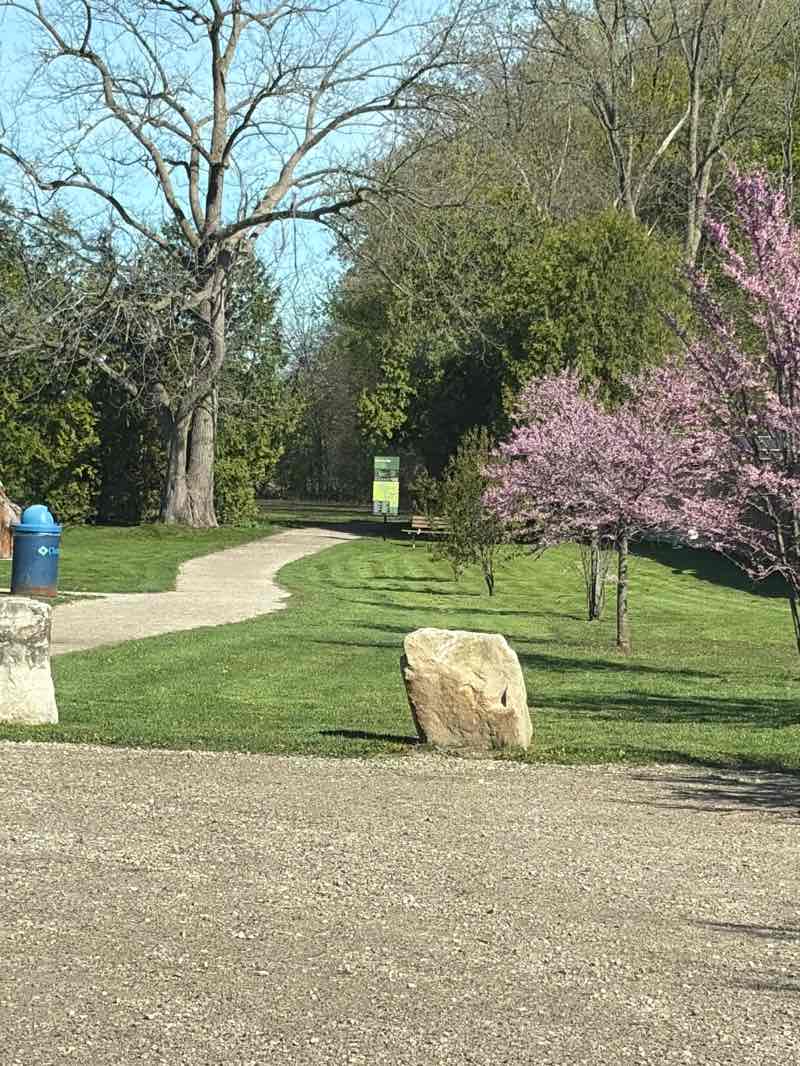 walking near me in Mid-Wood Oxley Park in spring