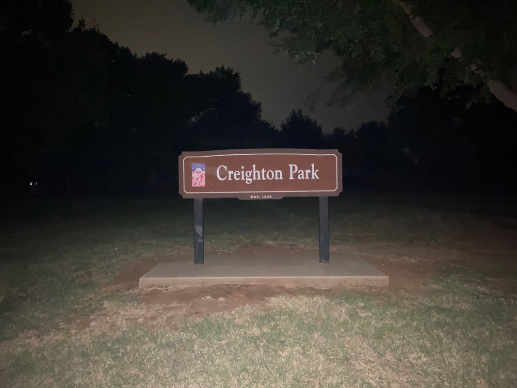 walking near me in Creighton Park in autumn