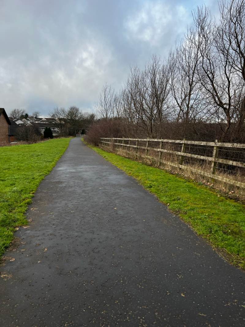 walking near me in Katherine Park in winter