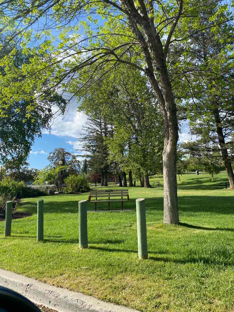 walking near me in Boitanio Park in spring