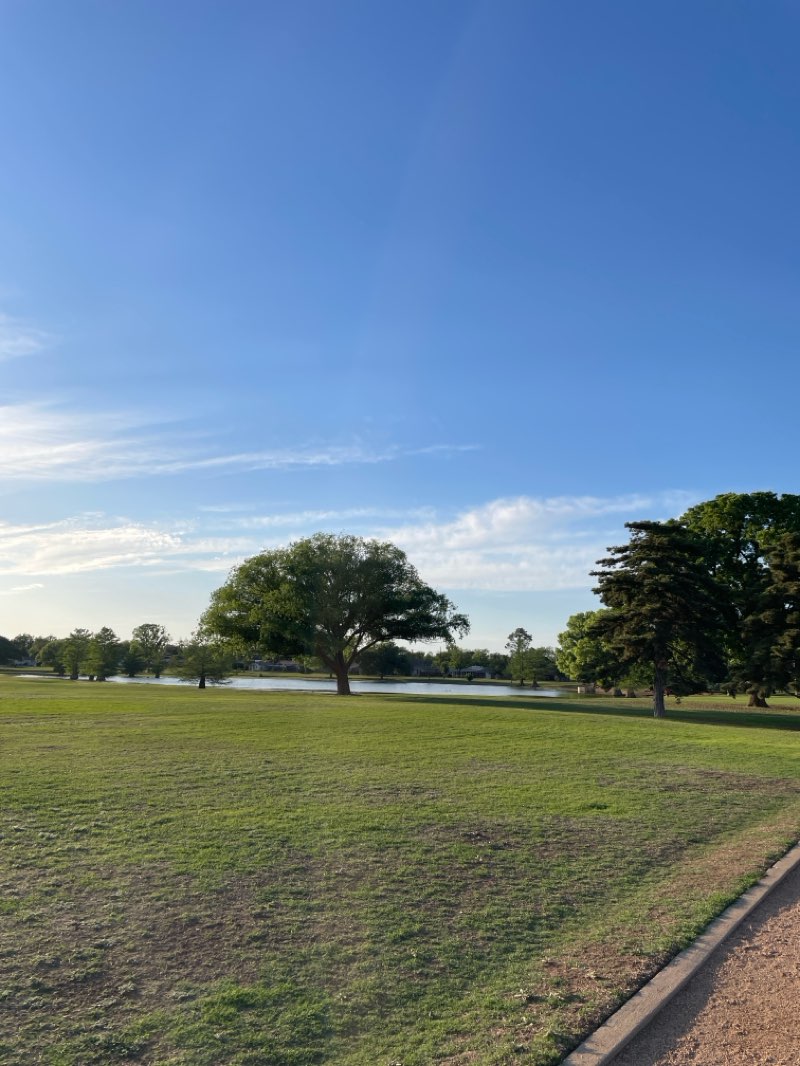 walking near me in Frank Higginbotham Park in spring