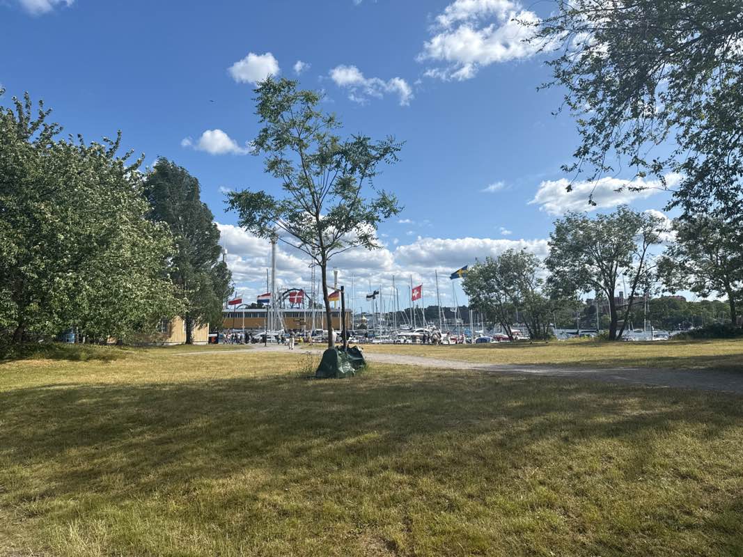 walking near me in Galärparken in summer