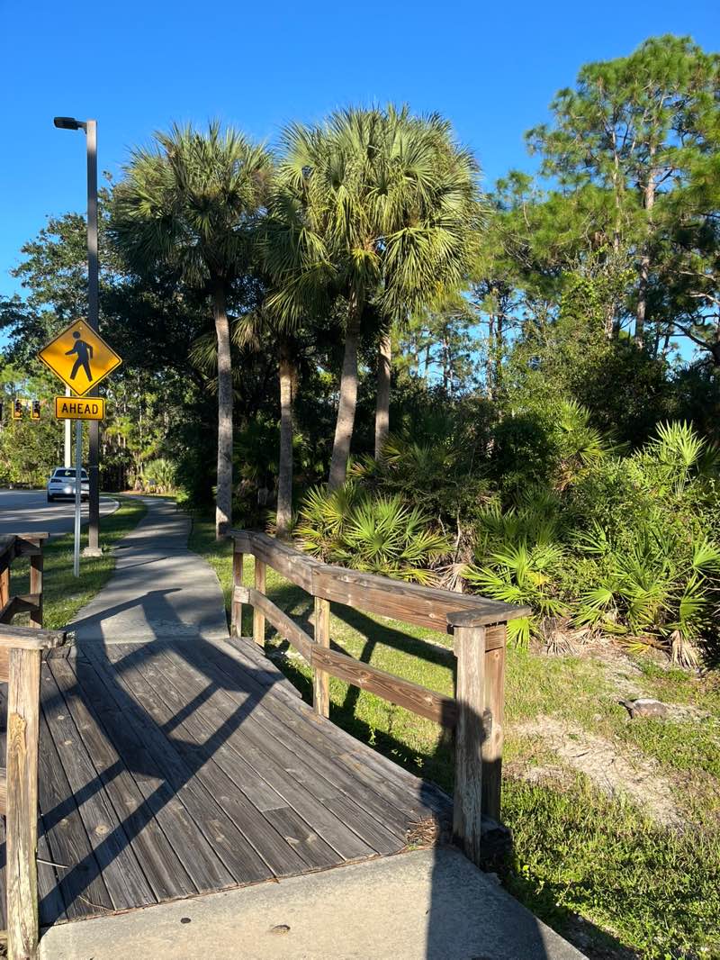walking near me in Veterans Community Park in autumn