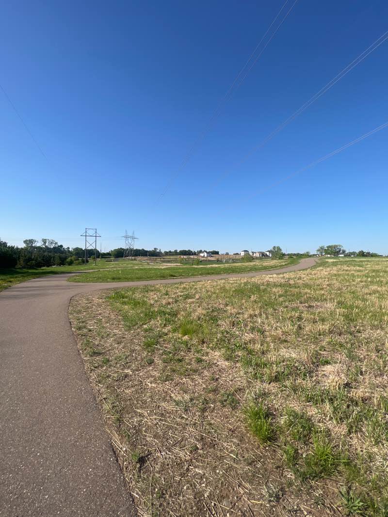 walking near me in Flint Hills Athletic Complex in spring