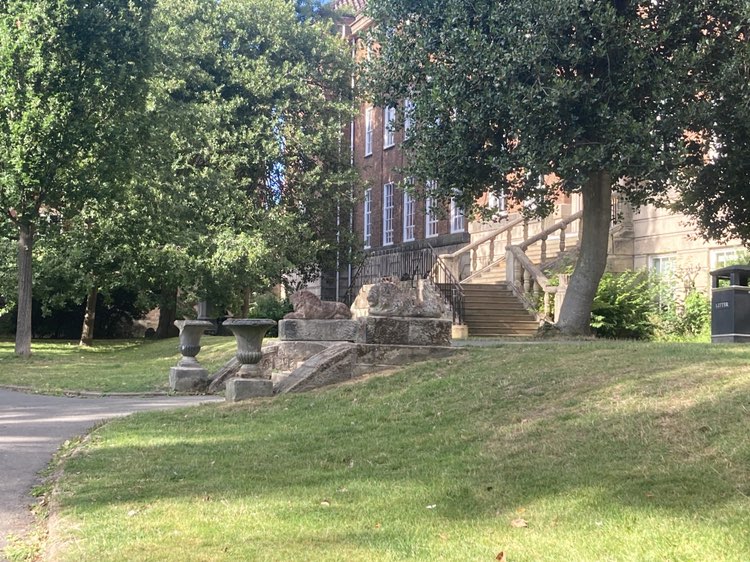 walking near me in Abbey Gardens in autumn