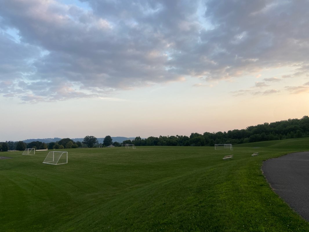 walking near me in Lopatcong Park in summer