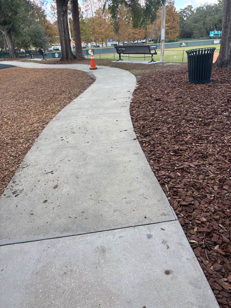 walking near me in Merrill Park in winter