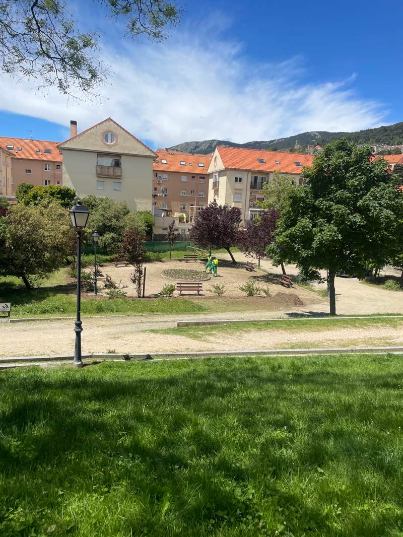 walking near me in Parque de la Piedad in spring