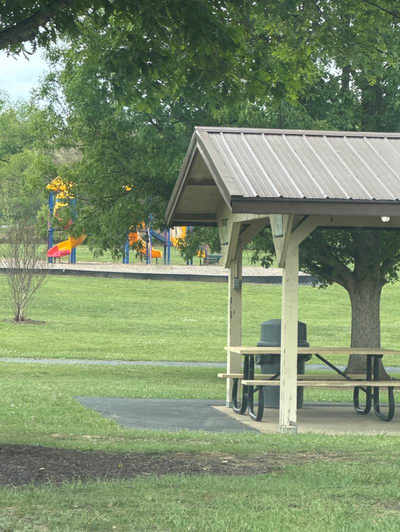 walking near me in New Market Community Park in spring